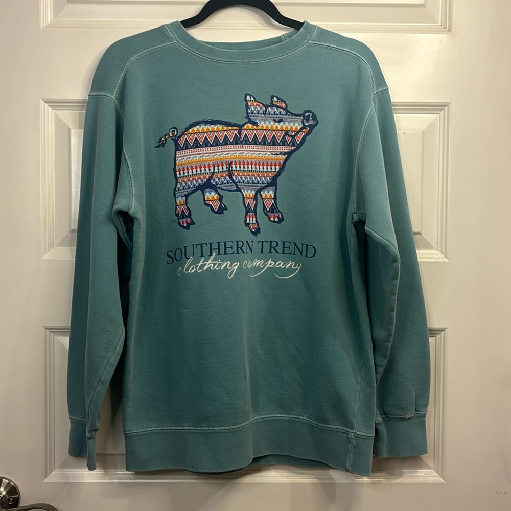 Southern Trend Oversized Sweatshirt